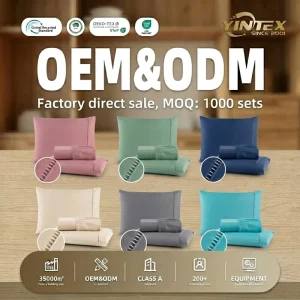 OEM ODM Microfibre Bedding Set Elegant Ladder Lace Trim Hemstitch 3-Piece Pillowcase Sheet Home Decor Oeko-Tex Durable