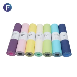 OEM ODM TPE Yoga Mat Personalized Logo Fitness Exercise Mats Dual Layer Anti Slip 4-20mm Thickness