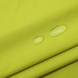 OEM ODM Waterproof Plain Dyed Woven 75D T800 115gsm 100% Polyester High Elastic Ripstop Fabric for Coat Clothing Pants Shorts