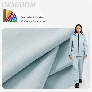 OEM ODM Waterproof Softshell Fabric for Outdoor Ski Jacket Windproof Breathable Polyester Fabric