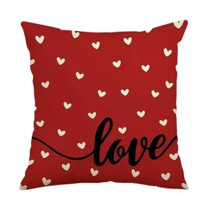 OEM Outdoor Furniture Hotel Bed Manufacturer Polyester Valentines Day Pillows Decorative Cushion Cover for Living Room