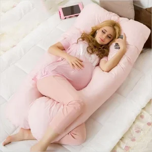 OEM Pregnancy Pillows Comfortable Body Pillow Pregnant Women Side Sleepers Removable