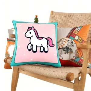 OEM Printing Polyester Cotton Throw Pillow Modern Simplicity Design Heart Animal Stitched Eco Friendly for Home Decor Hotel