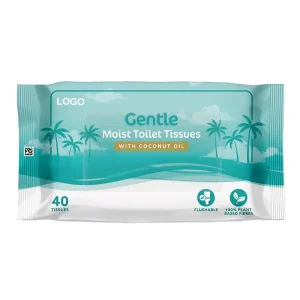 OEM Private Label Alcohol Free Aloe Vera Wet Toilet Paper Flushable Gentle Moist Toilet Tissues for Adults Unisex