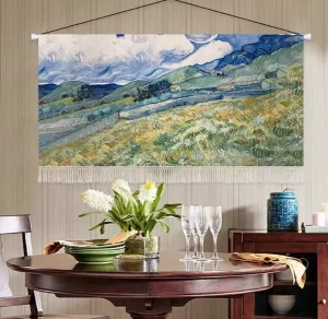 OEM Service Custom Size Tapestry Wall Art Hanging Oil Painting Reproduction Home Decor