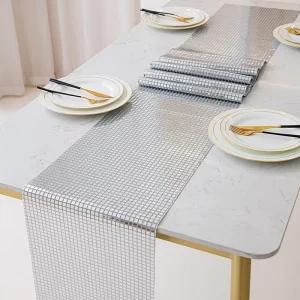 OEM Table Runners Wedding Silver Flash Dining Table Runners
