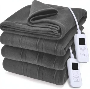 OEM Ultra Fleece Heated Electric Blanket Full Size 12 Heat Settings 12-Hour Auto Shut-Off Fast Heating