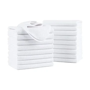 OEM&ODM Custom logo Microfiber Kitchen Towels Waffle Weave Cleaning Cloths for Dish Soft Absorbent Home Textiles Towel Set