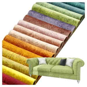 OKL23123 100% Polyester Home Textile Sofa Upholstery Holland Velvet Fabric for Living Room Sofa