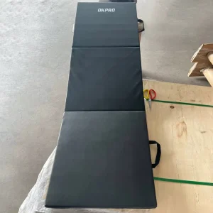 OKPRO Customized Folding Exercise Mat PU Foam Trifold Fitness Exercise Gymnastics Mat