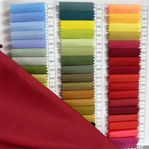 OTS Stock Polyester Recycling Lining 240T Pongee Taffeta Recycled Fabric
