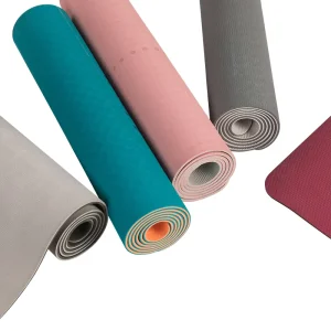 Odorless Yoga Mat Custom Logo Non Slip Non Toxic Pilates Mat for Home Gym Yoga Exercise Fitness Stretching Yoga Gear OEM