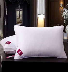 Oeko Tex 100 Hotel Microfiber Pillow Insert Soft Cotton Shell Standard Queen King Custom Size Washable Bed Sleeping Pillow