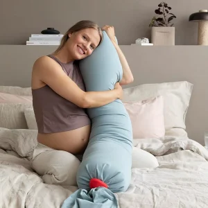 Oeko Tex Sorona or Microbeads Fill Maternity Pillow Breathable Full Body Adjustable Support Pregnancy Pillow for Sleeping