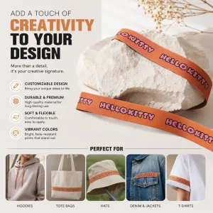 Oeko-Tex100 Certified Comfortable Spandex Nylon Elastic Band Jacquard Webbing Custom Logo Alphabet Pattern Sportswear Bags