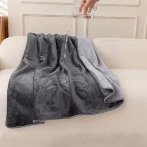 Oeko tex Soft Plush Velvet Blanket Waterproof Flannel Blanket for Bed