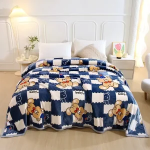 Oem 100% Polyester Winter Christmas Custom Logo Coral Fleece Sherpa Sublimation Digital Printing Personalized Pet Throw Blanket