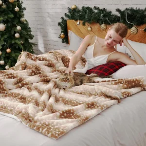 Oem Custom Flannel Fleece Blanket Printing With Logo Polyester Warm Soft Sofa Throw Towel Blankets for Winter King Size