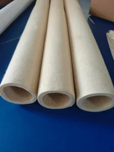 Oil Absorption Seal Industrial Wool Felt Tubes and Inking Felt Rollers for Packaging Textile and Industrial Printing Equipment