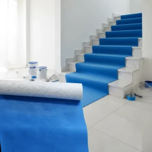 Oil and Impact Resistant Triple Layer Design House Floor Protection Felt Against Moisture Overspray Debris
