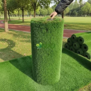 Ondo Factory’s Custom Good Quality Decoration Grass Carpet Landscape Turf Synthetic Grass Artificial Green Carpet