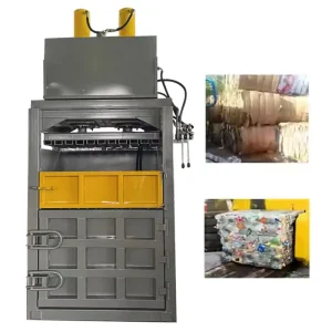 Online Automatic Metal Briquetting Machine for Clothing Film Plastic Cardboard Balers with Gear Engine Core Components