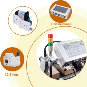 Online TIJ Fast-drying Thermal Inkjet Printer QR Expiration Date Printing Machine Batch Inkjet Coding Machine Card Printer