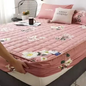 Online Thickened Water Proof Ultrasonic Bed Cover Custom Size Mattress Protective Cover Waterproof Bed Sheets
