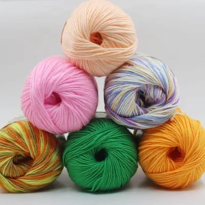 Online Websites Textiles Factory Supply Cotton Crochet Yarns Knitting