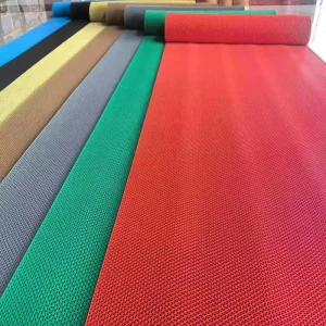 Op High Quality PVC Coated Mesh Pvc Plastic Non slip Reinforcement Carpet for Rugs Nonskid Thick Carpet Pad