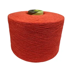 Open End OE Recycled Cotton Polyester Blended Knitting Yarn 3.5s 12s 16s 20s High Tenacity Melange Yarn Dyed Pattern for Weaving