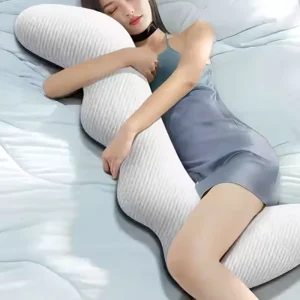 Optimal Comfort for Adults & Pregnancy Full Body Memory Foam Long Hug Pillow for Sleep Maternity Pillow