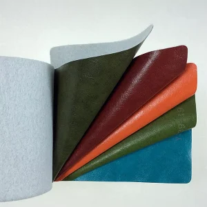 Orange Leather for Living Room Sofa Furniture Synthetic Leather Roll for Chesterfiled Sofa Leather Fabric Roll