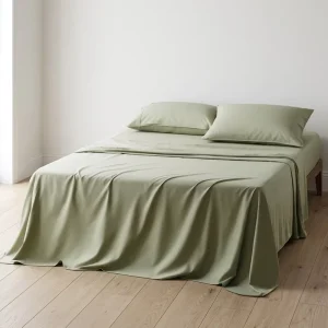 Organic 100% Bamboo Bedding Set Queen King Size Sheet Bed Set