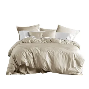 Organic 100% Bamboo Satin 60S 400T Quilt Cover Silk Soft Breathable Luxury Bedding Sheet