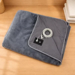 Organic Cotton Earthing Blanket Silver Fiber Conductive Fabric for Anti Static Reduced Inflammation and Relaxed Sleep