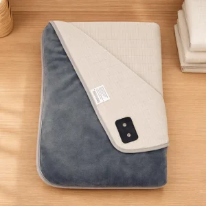 Organic Cotton Earthing Blanket Silver Fiber Conductive Fabric for Anti Static Reduced Inflammation and Relaxed Sleep