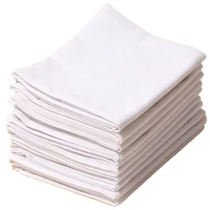 Organic Cotton Flour Sack Kitchen Towels Certified Organic White Dish Towels Towels for Baking & Bread Making