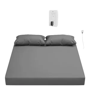 Organic Cotton Queen Size Conductive Bed Sheets Kit Grounding for Earthing for Pain Relief Sleep Fitted Flat Sheets