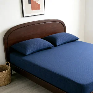 Organic Cotton Woven Anti Static Shielding Earthing Bedding Cover Silver Fiber Fabric Grounding Fitted Bed Sheets