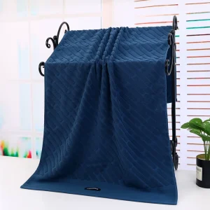 Organic Cotton Woven Reusable Soft Skin Friendly Sports Towels 35x75cm 300 600gsm Super Absorbent Lint Free Quick Dry