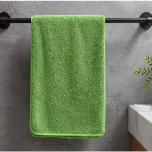 Organic Eco Friendly Microfiber Rectangle Towel for Hotel Fast Dry Antimicrobial Child Proof Bathroom Shower Hair Wrap Drying