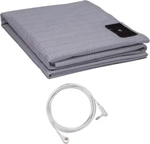 Organic Grounding Flat Sheet 10% Silver Fiber for Bed Silver Conductive Fitted Sheet