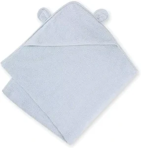 Organic Hooded Baby Bath Towel Ultra Soft Cloud Tactile 100% Cotton Absorbent Bathroom Use