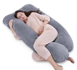 Organic Maternity Bamboo Outer Cover Full Body Pregnancy Pillow for Pregnant Women