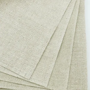 Organic Richly Textured Upholstery 100% Linen Fabric for Curtain Sofa Pillow Cover Furniture Bag