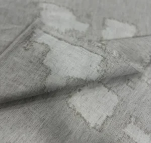 Organic Textured Natural Linen Cotton Viscose Woven Lightweight Dyed Jacquard Fabric for Garment Dresses
