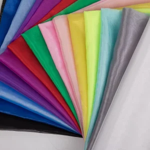 Organza Fabric Dense Three strand Weave 3060 Ice Silk Printed Abrasion Resistantmedium Hand Feel Subtle Shimmer Stage
