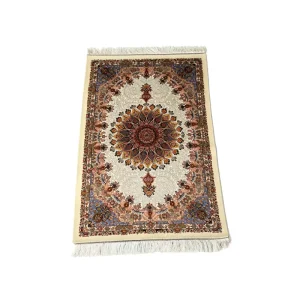 Oriental Persian Mandala Modal Prayer Rug Fringed Medallion Pattern Muslim Worship Mat Home Decor Carpet 80*120cm