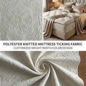 Original Factory 300GSM Viscose Material Mattress Ticking for European Market